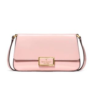 New Kate Spade Reegan Patent Mini Flap Crossbody Tutu Pink